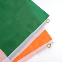 Drapeau national Qiyun Spot double face en tissu Oxford brodé indien, pour décoration extérieure, agitable à la main, divers pays