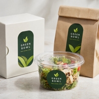 Étiquette autocollante personnalisée holographique durable pour pain congelé, sandwich, pizza, impression d'étiquettes adhésives imperméables, étiquette alimentaire