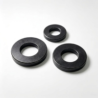 Arruelas Redondas de Aço Oxidado Preto Huayu (Modelo Personalizável) para Montagem de Estruturas Metálicas e Ferragens Industriais