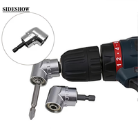 Adaptateur d'angle droit multifonction 105 degrés en acier pour visseuse électrique, support d'embouts