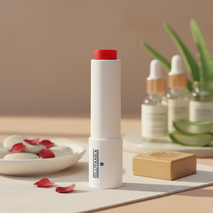 Glutanex <b>Lip</b> Glow Balm Scarlet glossy clinical scarlet tint eco friendly pigmented collagen glow anti aging rejuvenating firming - Product Image 3