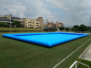 Bể Bơi Bơm Hơi <span class=keywords><strong>PVC</strong></span> Hình Chữ Nhật Đơn Sắc Sự Kiện Tiệc Tùng Lớn Ngoài Trời Bể Bơi Bơm Hơi Thư Giãn - Product Image 4