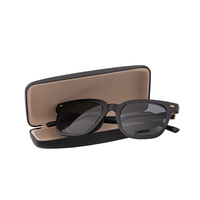Boîte d'emballage en gros pour lunettes de soleil à prix abordable, étui à lunettes de mode, étui rigide en métal pour lunettes