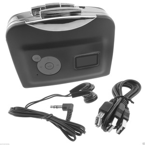 เครื่องแปลงเทปคาสเซ็ตแบบพกพาเป็น MP3 พร้อมลำโพงสเตอริโอในตัว ใช้กับแฟลชไดรฟ์ USB - Product Image 4
