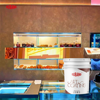 Fournisseur leader de revêtements en Chine, revêtement mural acrylique et peinture avec laque dorée liquide pour application au pinceau, pour la décoration intérieure