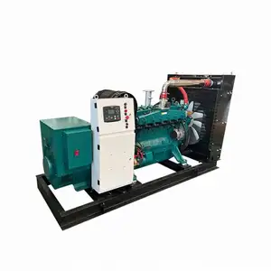 Generator harga mesin Gas alami Generator daya 5G peralatan cerdas Biogas LPG Syngas 30-680 KW Bluetooth