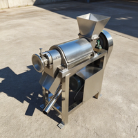 Fruchtextraktionsmaschine Spiralförmiger Entsafter Motor 220V Hohe Produktivität Karotten-Ingwer-Zitronen-Fruchtverarbeitungsanlage