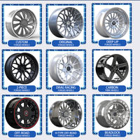 Jantes forgées 5 branches séparées 18 19 20 pouces Gunmetal 5x100 5x112 pour Volkswagen Tiguan Touareg Passat Passat Variant R-Line