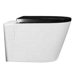 Venta directa de fábrica Wc Suspender <span class=keywords><strong>Inodoro</strong></span> colgado en la pared Baño Cerámica Montado en la pared <span class=keywords><strong>Inodoro</strong></span> colgante Redondo <span class=keywords><strong>Inodoro</strong></span> colgado en la pared para Hotel - Product Image 3