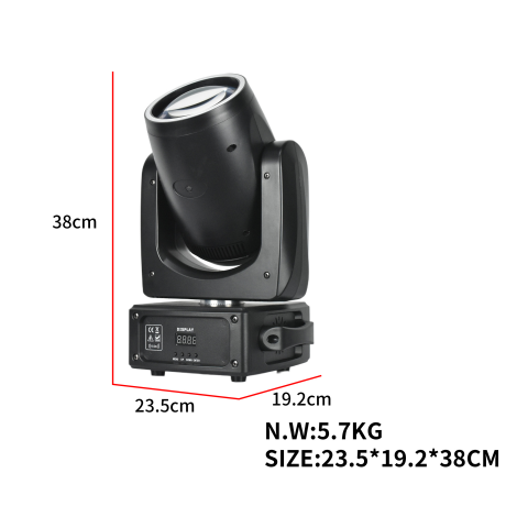 moving head led 200w