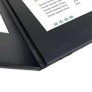 Cubierta de Cuero para Menú LED A4, Estilo Elegante, para Restaurantes y Bares, MOQ Bajo - Product Image 3