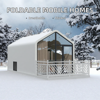 Maisonnette préfabriquée portable, micro-maison modulaire, bureau, hôtel, résidence 24 ㎡   Bâtiment personnalisable