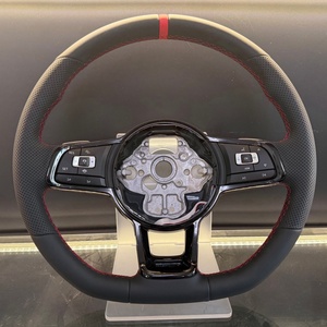 พวงมาลัยสีแดงสำหรับ Volkswagen <span class=keywords><strong>Golf</strong></span> 5 6 7 7.5 GTI <span class=keywords><strong>R</strong></span> <span class=keywords><strong>line</strong></span> POLO Tiguan Passat CC <span class=keywords><strong>Scirocco</strong></span> Jetta - Product Image 2