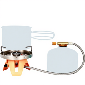 موقد محمول للتخييم يعمل بالكهرباء، رأس موقد صغير، أدوات طهي خارجية، غليان سريع - Product Image 3
