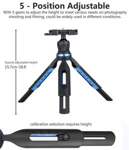 Popular AJUSTE DE 5 niveles Mini trípode de cámara plegable portátil ligero <span class=keywords><strong>para</strong></span> DSLR trípode de soporte de teléfono Flexible Universal - Product Image 5