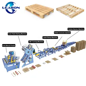 Professional Manufacturer Automatic American European Wooden Pallet Nailing Assembly Machine Production Line