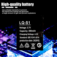 Baterai Polimer Li-ion Isi Ulang LQ-S1 3.7V 380mAh untuk Jam Tangan Pintar AB-S1 DJ-09 DZ09 GJD HKS-S1 FYM-M9 SCX-M9