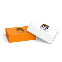 Conception gratuite, cartons personnalisés rapides avec logo, cartons ondulés écologiques bruns, boîtes d'expédition en carton