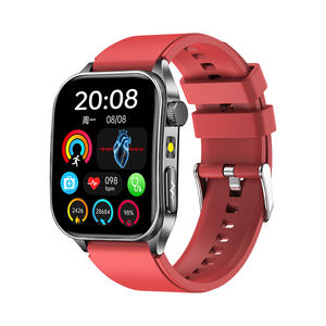 ساعة ذكية E810 صحية تعمل بنظامي أندرويد وآي أو إس مع شاشة AMOLED وخاصية التشخيص الذكي وقياس تخطيط القلب والاتصال عبر البلوتوث ومراقبة المشاعر وقياس درجة الحرارة ومغناطيسية - Product Image 3