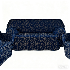 Floral Pattern Three-Seat Sofa Covers Fitted <strong>Slipcovers</strong> - Product Image 5