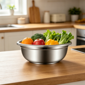 Évier à légumes en acier inoxydable 201 non magnétique avec rebord profond et design <span class=keywords><strong>Folo</strong></span> inversé - Product Image 1