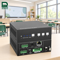 Amplificateur audio miniature 40W classe D DQ-A-PA020-A avec entrée L/R équilibrée, égaliseur de basses et aigus réglable, télécommande, pour sonorisation de salle de classe