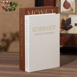 Libro Decorativo Vuoto Personalizzato di Lusso per Soggiorno, Hotel, Club, Modello Pieghevole con Copertina Rigida - Product Image 2