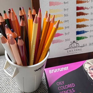 <span class=keywords><strong>Brutfuner</strong></span> 26/50/72 couleurs croquis couleur grasse crayon en bois Portrait professionnel Art croquis dessin crayon ensemble - Product Image 6