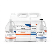Résine Époxy CNMI AB Transparente Qualité Alimentaire Kit de Résine Époxy Liquide Cristalline pour Table en Résine HL210 2:1