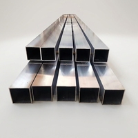 Tube carré en aluminium 6061 à vendre, extrusion T6, extrudé 25x25, prix rectangulaire