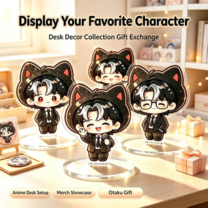 Figura acrílica personalizada con forma irregular, adorno de escritorio de personaje de videojuego, figura especial troquelada. - Product Image 3