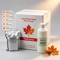 Sirop d'érable de qualité alimentaire, haute concentration, liquide hydrosoluble pour la pâtisserie, les boissons et les desserts