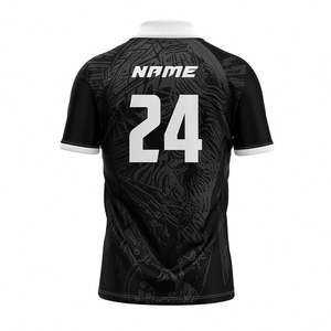 Camiseta de Fútbol con Diseño Retro Artístico, Estampado Digital en Manga Larga, Detalles de Números Únicos, Secado Rápido y Transpirable 100% - Product Image 3