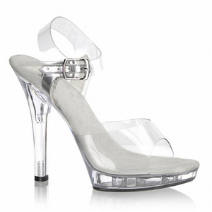 Sandalias de cristal de tacón alto japonesas coreanas de 13cm para mujer, Sandalias abiertas de alta calidad sin cordones para vestidos de boda de verano, moda explosiva - Product Image 3