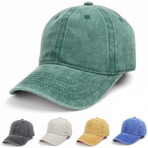 Cappellino a 6 Pannelli in Denim Lavato con Stampa Lettera <span class=keywords><strong>ES</strong></span> Coreana, Protezione Solare per Uomo e Donna, Moda Unica in PVC - Product Image 2