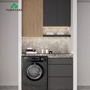 Buanderie machine à laver évier mural 2 armoire avec porte <span class=keywords><strong>salle</strong></span> <span class=keywords><strong>de</strong></span> <span class=keywords><strong>bain</strong></span> buanderie - Product Image 4