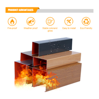 Sistema de Deflectores de Techo de Aluminio con Recubrimiento en Polvo Resistente al Fuego para Uso Comercial Moderno
