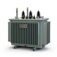 Transformateur immergé dans l'huile triphasé Ampereon 50Hz 160kVA 10kV vers 0,4kV certifié CE pour la distribution d'énergie internationale