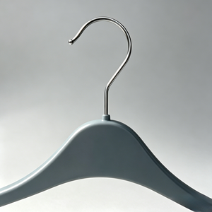SH41LN-41cm(SH47LN-47cm) Cintre antidérapant en plastique <span class=keywords><strong>double</strong></span> couche pour le rangement des vêtements, moderne et simple, fabriqué à Taizhou - Product Image 2