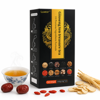 Sachets de thé aux dix trésors de ginseng naturel sans sucre – Infusion bien-être quotidienne pour le bureau, la maison, les cadeaux et les tasses du matin