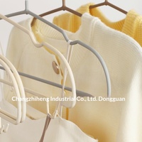 Cintres en métal revêtus de plastique, épaissis, extra-épais, antidérapants, pour usage domestique, nouveau style chinois