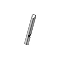 PioneerEDC Nouveauté Sifflet de survie en titane pour le camping et les secours en extérieur, outils EDC, sifflet métallique, porte-clés, sifflet élégant