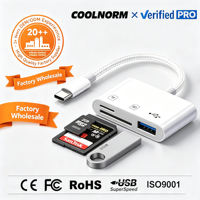 Lecteurs de cartes, lecteur de cartes SD, lecteur de cartes Type C, lecteur de cartes OTG, lecteur de cartes SD TF, station d'accueil USB 4 en 1, lecteur de cartes USB, station d'accueil USB