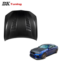 Capot avant en carbone sec BK Tuning pour BMW Série 5 G30 G31 G38, design en V modifié, pièces de voiture, capot moteur pour BMW G30 M5 F90
