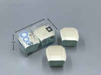 Boîte à gâteau pliable jetable en PET transparent, écologique, avec couvercle transparent, taille personnalisée pour l'emballage de sandwichs et de cupcakes