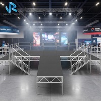 Scène de spectacle à faible coût, podium modulable, scène de concert en vente