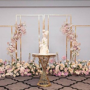 Arco de Metal Dorado para Decoración de Eventos, Soporte de Flores de Acero Inoxidable para Fondo de Boda - Product Image 2