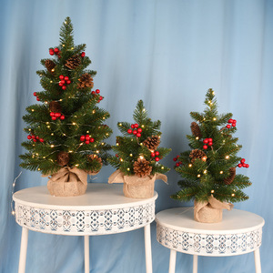 Mini DIY Desktop Christmas Tree Ornaments Home <b>New</b> <b>Year</b> Scene Arrangement Packaged in Bags Factory Wholesale MOQ 100pcs - Product Image 3