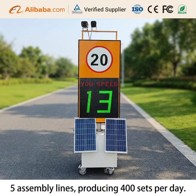 Speed Warning Radar Detective Sign Narrow Wave Speed Display Traffic Flashing Speed Radar Sensor