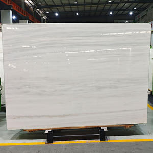 Dalles de marbre blanc poli sur mesure, service OEM, vente <span class=keywords><strong>en</strong></span> gros, veinage gris, épaisseur 2 cm, pour décoration intérieure - Product Image 5